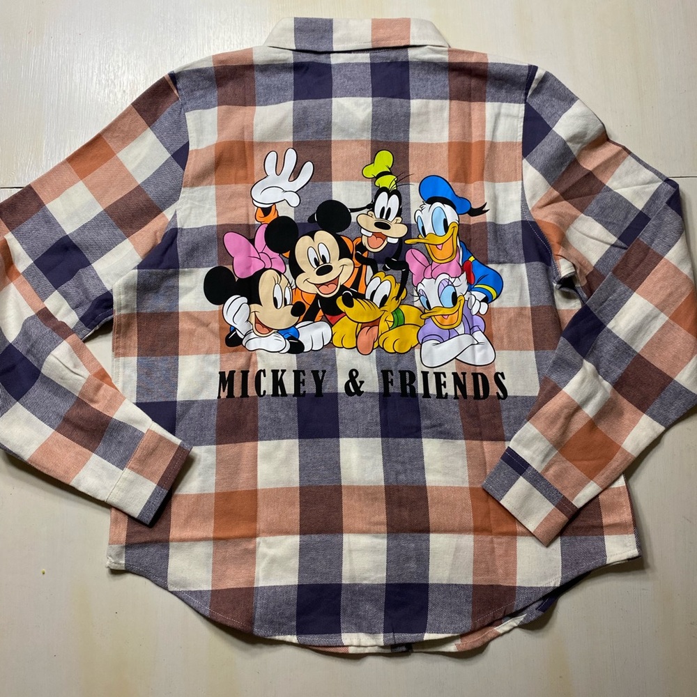 Disney Mickey & Friends Plaid Flannel